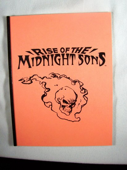 Marvel Comics Black & White Proof Preview Rise of the Midnight Sons