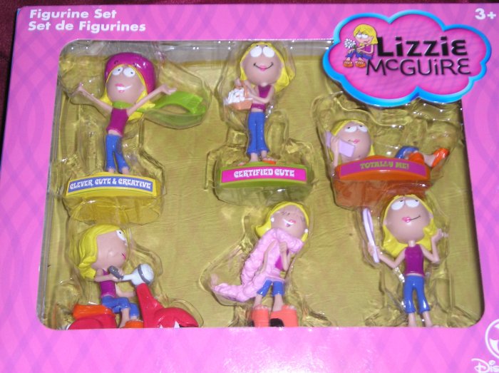 Disney Lizzie McGuire Figurine Set of 6 - New in Box!