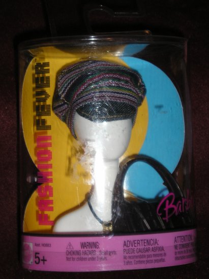 Barbie Doll Clothes Fashion Fever Mix & Match Hat/Purse