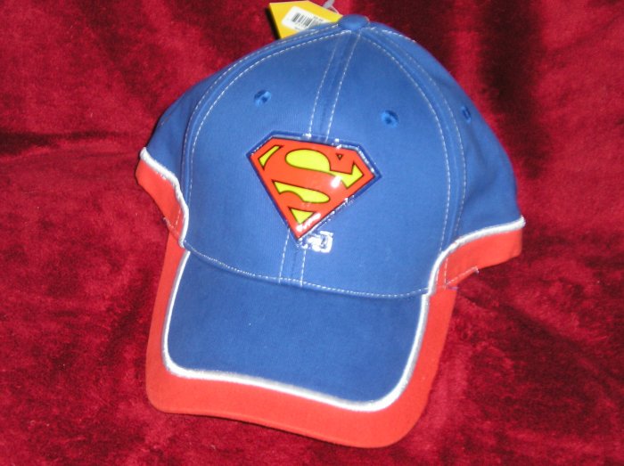 Brand New Superman Baseball Cap/Hat NWT