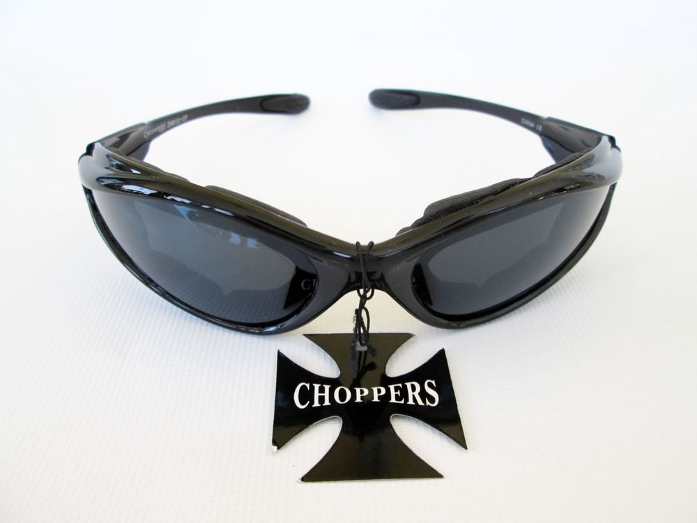 Brand New Men's Sporty Sunglasses With Black and Clear Lens and Padded Frames