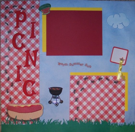 Premade 12 X 12 Scrapbook Pages