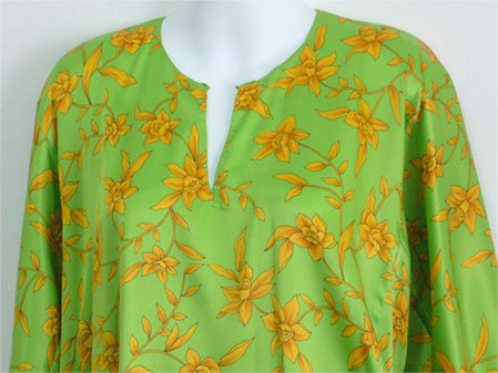 Baju Kurung - Hijau Kuning