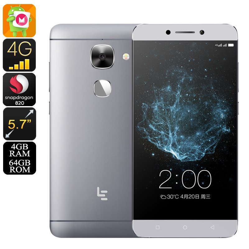 LeEco LeTV Le Max 2 Android 6.0 Phone - 2K Display, Snapdragon 820 CPU, 4GB RAM, 21MP Cam