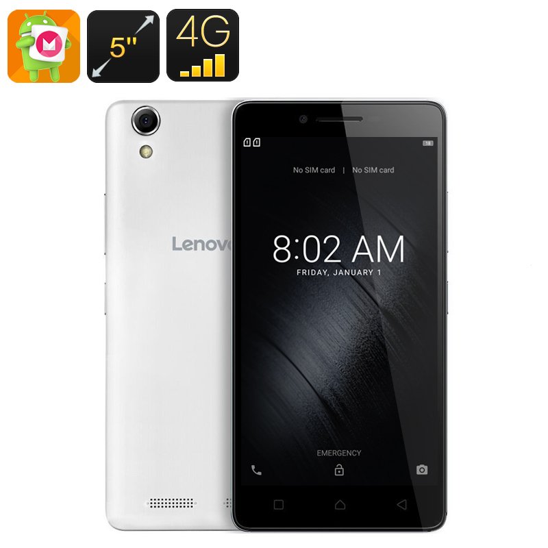 Lenovo K10 Android Smartphone - 5-Inch, 128GB External Memory, Quad-Core, 2GB RAM