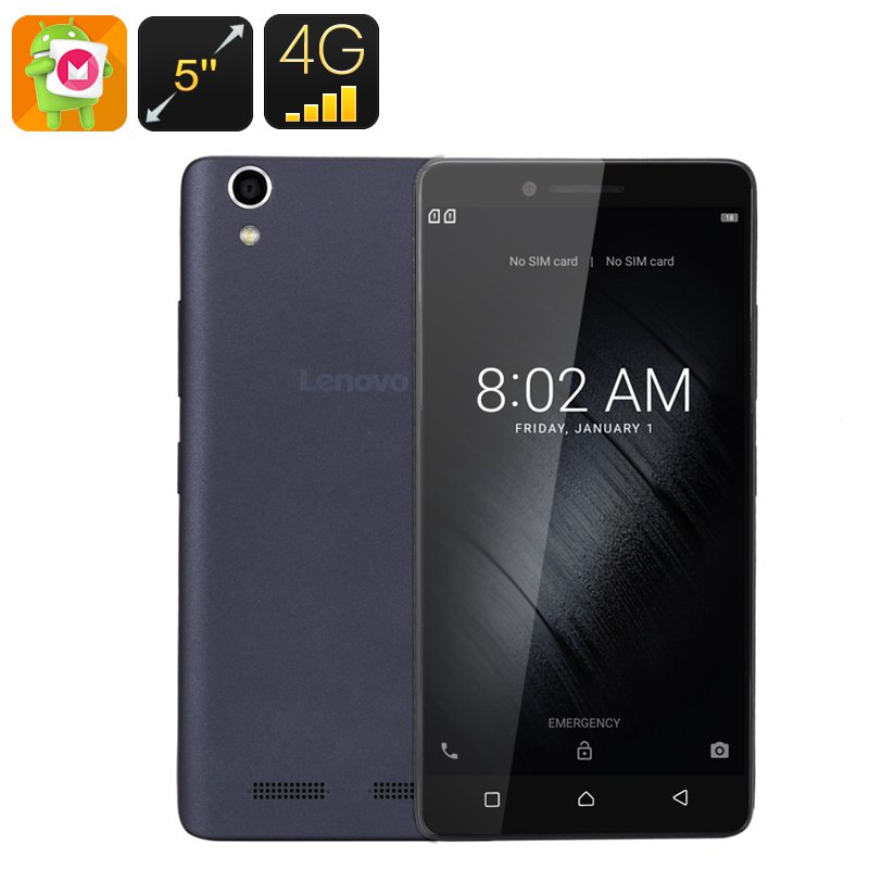 Lenovo K10 Android Smartphone - 5-Inch, 128GB External Memory, Quad-Core, 2GB RAM