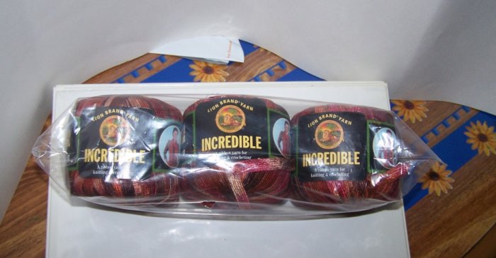 LION BRAND INCREDIBLE RIBBON YARN