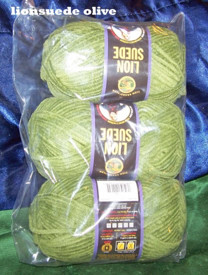 lion brand suede yarn