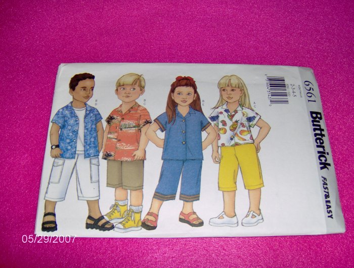 Butterick Pattern 6561