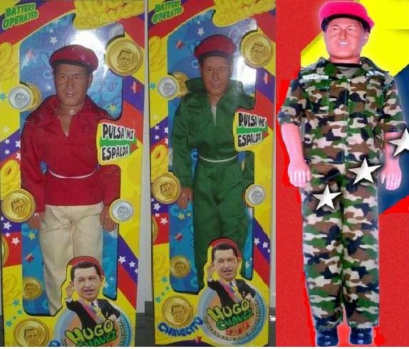 Hugo Chavez ACTION DOLL, THREE IN PACK