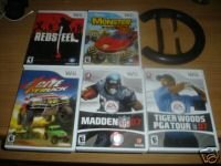 4 NINTENDO WII GAMES VERY RARELY USED