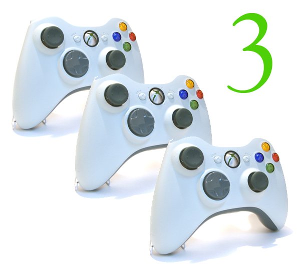 3 NEW ish XBOX 360 WIRELESS