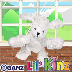 Lil' Kinz White Poodle ~ Webkinz ~ Brand New, Sealed Tag, Unused Code!