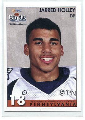 JARRED HOLLEY 2008 Big 33 High School card PITT PANTHERS