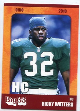 RICKY WATTERS 2010 Big 33 OH High School card NOTRE DAME Irish PHILADELPHIA Eagles