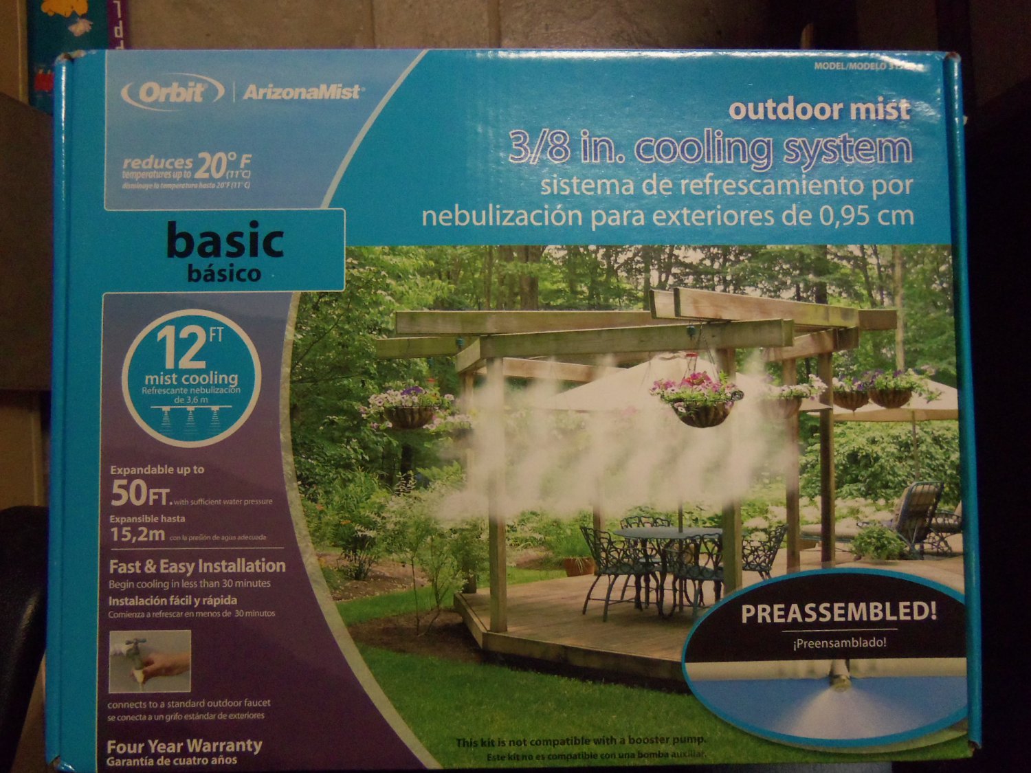 Orbit 30060 Arizona Outdoor Misting System 20 feet Kit