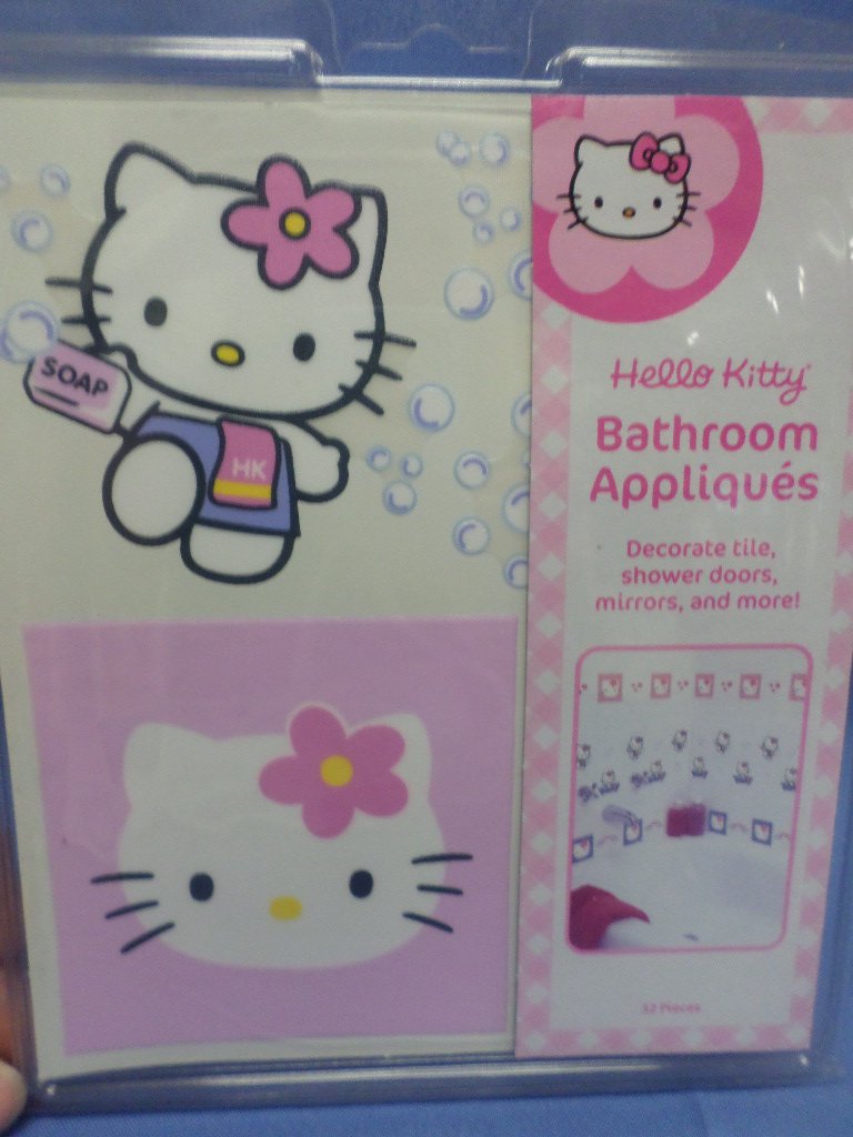 Hello Kitty Tile Appliques Bathroom