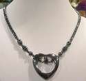Hematite Heart Necklace - BBhh