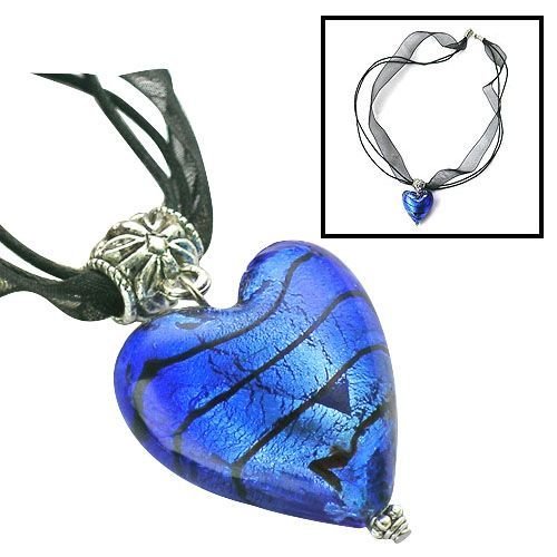 Blue Murano Glass Necklace - BBbm