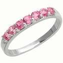 Pink Garnet CZ Band - BBpg