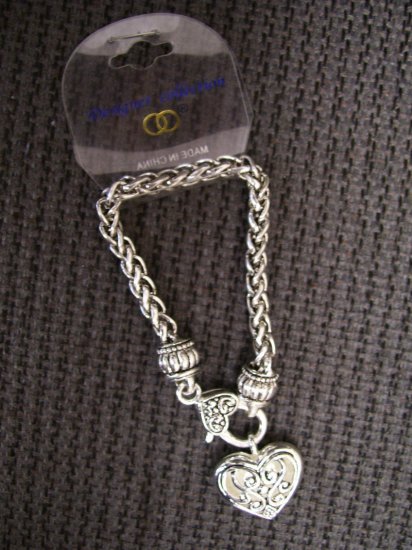 Designer Inspired Heart Charm Bracelet - BBhc