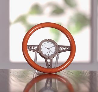 Racy Steering Wheel Desk Clock - MM33105