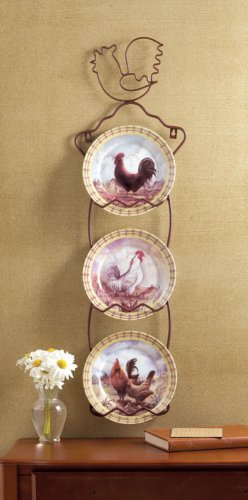 Rooster Decorator's Plates - MM31185