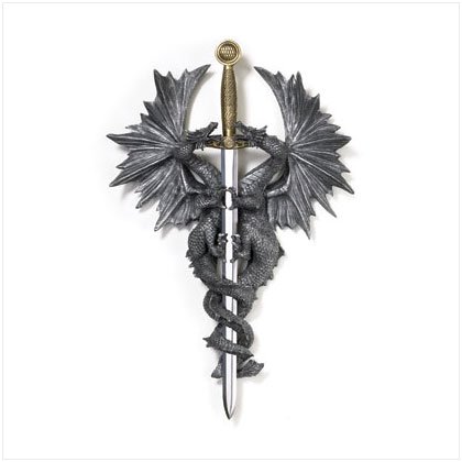 Dragon Dagger Wall Plaque - MM36247