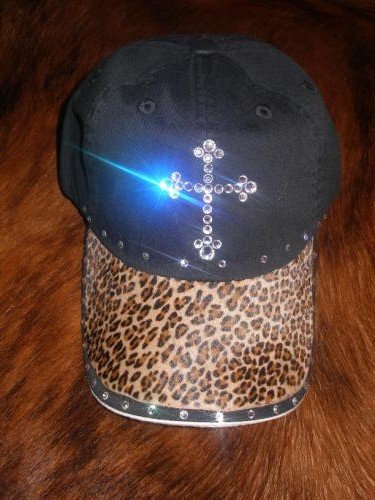 Baseball Cap - Leopard/Cross - JGlc