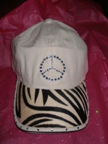 Khaki Baseball Cap - Zebra & Mercedes - JGzm