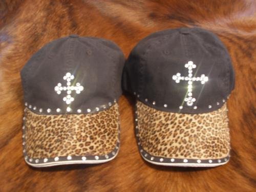 Baseball Cap - Leopard/Cross - JGlc3