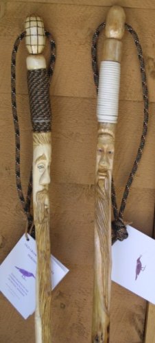 Hand Carved Walking Staff