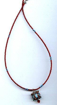 Crown Bead Necklace - EAcbn