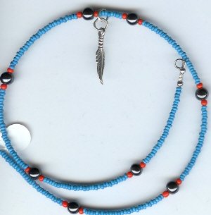 Silver Feather Necklace - EAsfn