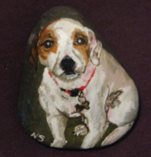 Pet Portrait River Rock (Small - 1 Pet) - PRrrs