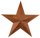 Rusty 18" Barn Star - CWGJHE1573
