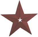 Rusty Star With Cut-Out 18" - CWG545738