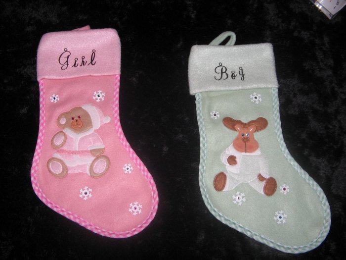 Baby's 1st Christmas Stocking - JGb1