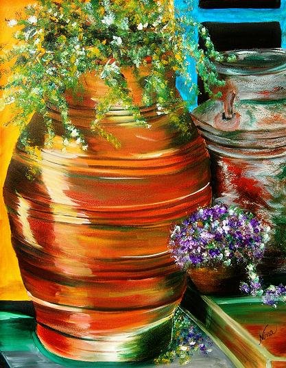 Palm Spring Pots - NW90117