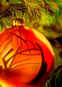 Christmas Sphere ~ 10"x13" - NW90076