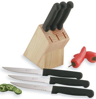 Diamond Cut 6pc Steak Knives - BBsk