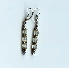 Smokey Quartz Drop Earrings - EAsq