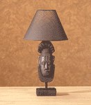 AFRICAN MASK LAMP - MM35358