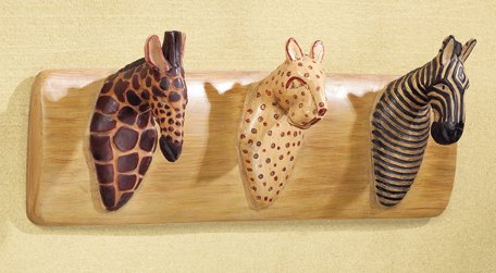 SAFARI ANIMAL COAT HANGER- MM34761