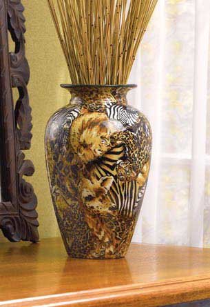 PATCHWORK SAFARI VASE - MM30834