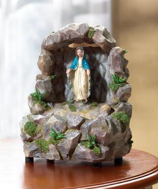 Virgin Mary Desk Fountain - MM34160