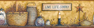 Baskets & Jars Wall Border - CWIG86191
