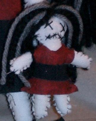 Goth Punk Worry Doll - EPL - go
