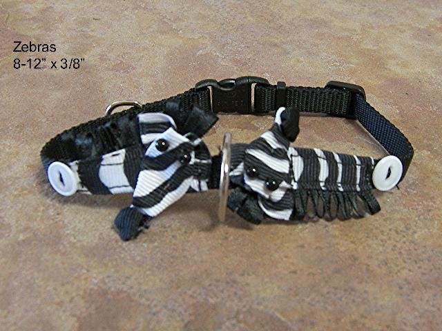 Funky Zebra Dog Collar - BTfz