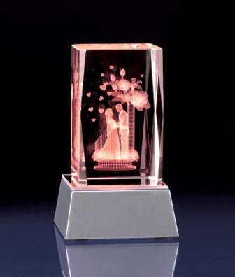 Wedding Couple with LED Base - MM37477